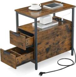 VASAGLE Side Table, Bedside Table with