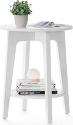 VASAGLE Side Table, Small Round Side