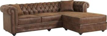 Vente-unique - Chesterfield Corner Sofa -