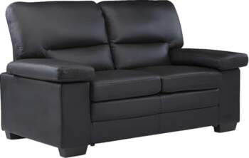 Vente-unique - Leather Sofa 2-Seater -
