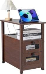 VEVOR Side Table, Bedside Table, Bedside