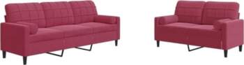 VidaXL Sofa Set 2-Piece Upholstered Sofa