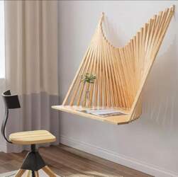 Wall Mounted Folding Table, Floating Laptop