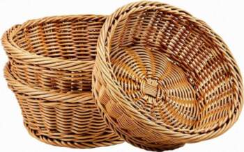 WANDIC Wicker Basket, 3 Pack Poly