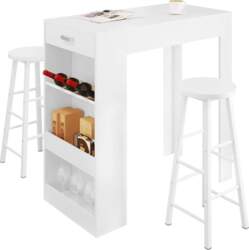 WOLTU Dining Room Set, Bar Table