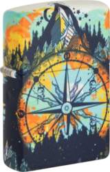 Zippo Lighter 49805 Compass Design
