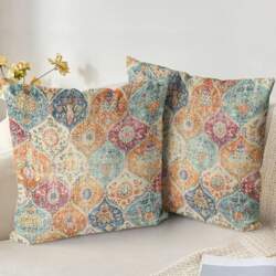 2 Pack Soft Decorative Throw spilvenu