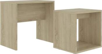 2-Piece Coffee Table Set Multifunctional Side