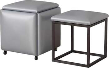 5 in 1 Nesting Stool Ottoman