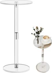Acrylic Side Table, Beverage Side Table