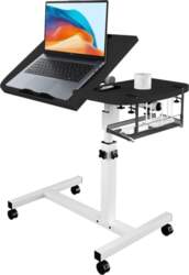 Adjustable Laptop Table with Tilting Split