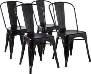 Amazon Basics Set of 4 Black