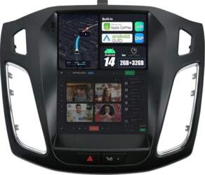 Android 14 IPS auto radio Ford