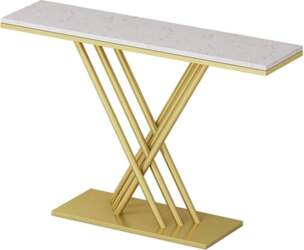 Axdwfd Kitchen Tables, Golden Marble Console