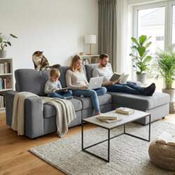 Ball & Cast Corner Sofa Small