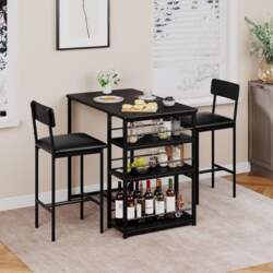 Bar Table Set 3-Piece Bar Table