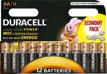 Baterijas basic aa/lr6 12gab blisteros DURACELL