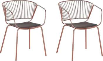 Beliani Set of 2 Dining Chairs