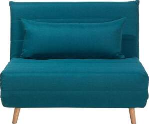 Beliani Single Sofa Bed Extendable with