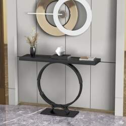 Black Entrance Table - Narrow Console