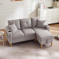 Bladez L-Shaped Sofa with Chaise Longue