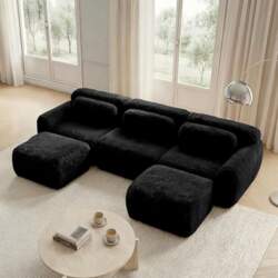 Boneless Cloud Sofas, Soft Fluffy Plush
