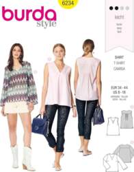 Burda Šūšanas Pattern 6234 �