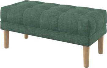 Buttoned padded bench, stool, bed stool