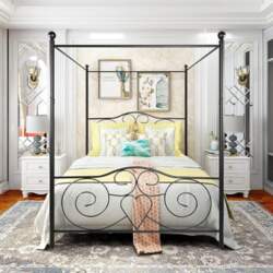 Canopy Bed Frame Platform 140 x