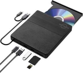 CD/DVD disku ierīce ar USB-C un
