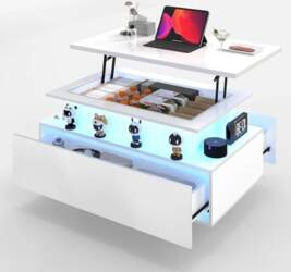 Coffee Table Height Adjustable with Lift