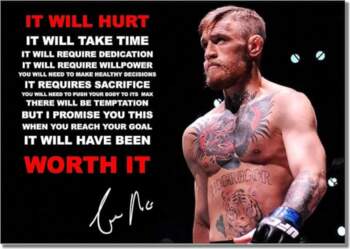 Conor It Will Hurt A3 Unframed