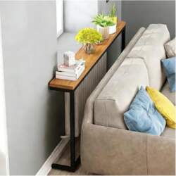 Console Table, Narrow Shelf Behind Sofa