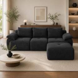 Corner Sofa L-Shape Modular 3-Seater Couch