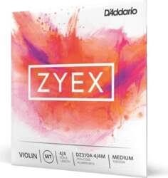 D`Addario Zyex Silver D 4/4 Scale