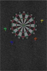 Dart Board Wall Protector Felt Back