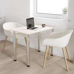 Dining Room Table with Chrome Legs