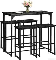 Dining Table with 4 Chairs, Dining