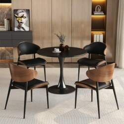 Dining Table with 4 Chairs Set