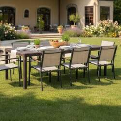Dmora - Roma Garden Table, Rectangular
