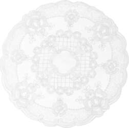DOITOOL Rundes Tischset aus Polyester Seide