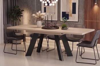 Endo-Moebel Como Extendable Dining Table, 130