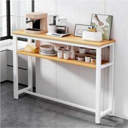ERRULAN Shelf behind sofa, narrow console