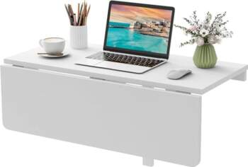 FANTASK Wall Folding Table, Floating Desk