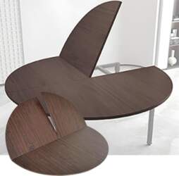 Foldable Round Table Extender 4 Fold
