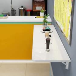 Folding Computer Desk with Wall Mount
