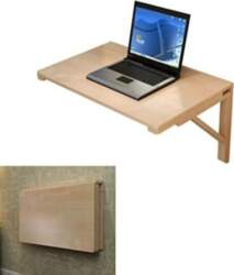 Folding Solid Wood Dining Table Wall