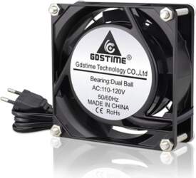 GDSTIME ventilators 230 V, 80 mm