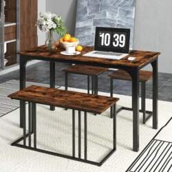 GIANTEX Dining Table with Bench &