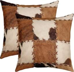 Govs ādas Patchwork Govs drukāt Throw